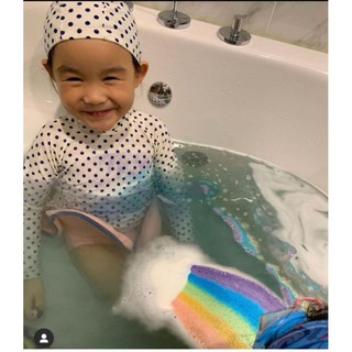 #สบู่เด็ก แคนดี้ทำฟองรูปก้อนเมฆ Rainbow Cloud Bathbomb #บาธบอม #สบู่ทำฟอง toys