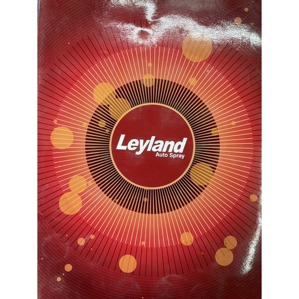 สีสเปรย์ Leyland รองพื้น เทา-แดง แลกกเกอร์เงา A42,N39,C75