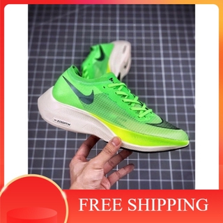 【พร้อมส่ง..จากไทย 30คู่ เท่านั้น】รองเท้าวิ่งNike ZoomX Vaporfly NEXT% สีเขียวเรืองแสง,เบา ระบายอากาศ,ผู้ชายและผู้หญิง