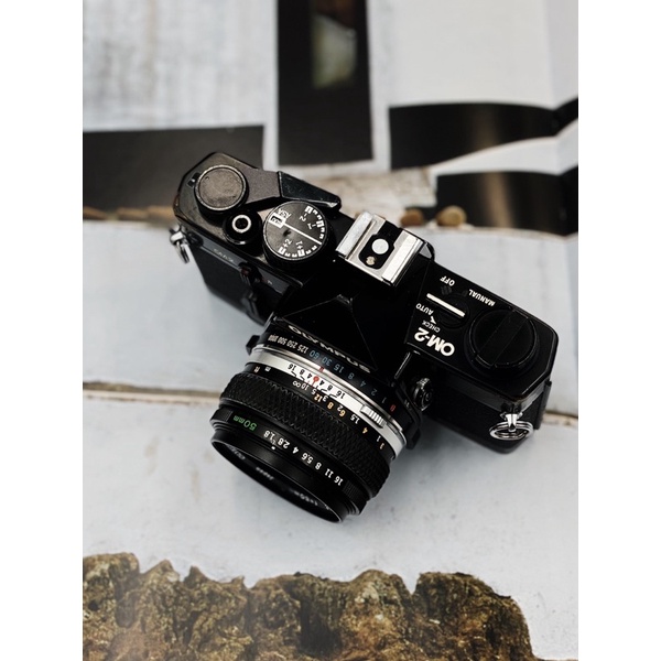 Olympus OM-2 Black + OM-System Zuiko MC Auto-S 50mm 1:1.8 | Shopee