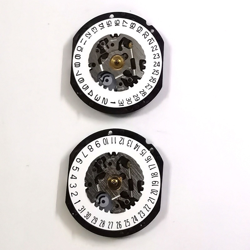 อะไหล่นาฬิกาข้อมือควอตซ์ วันที่ 3/6 O'clock พร้อมแบตเตอรี่ แบบเปลี่ยน สําหรับ VX12 VX12E VX12 VX12E 