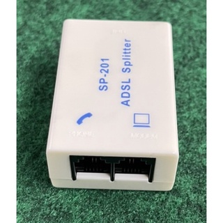 ช่องโทรศัพท์  RJ11 Line ADSL Modem Micro Filter Splitter Broadband Phone Line