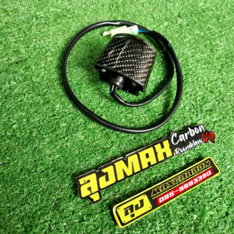 คาร์บอน แท้ xmax ทุกปี ไฟส่องป้าย ฝาครอบ สายไฟ กระจก  ไม่รวมแป้น ลุงแม็กคาร์บอน