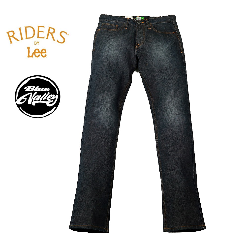 Riders By Lee กางเกงยีนขายาว เอวต่ํา ทรงตรง สีฟ้า 315-51071