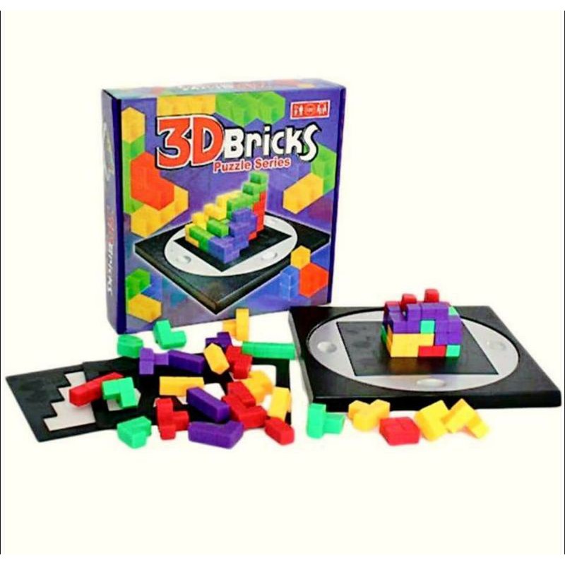 เกมบล็อคตัวต่อ​ 3D​ Brick​s Puzzle​ game การ์ดเกม