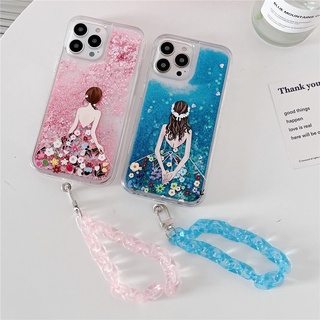 เคสโทรศัพท์มือถือ ลายกลิตเตอร์ลอยน้ํา ทนทาน พร้อมสายคล้อง สําหรับ Huawei Nova Y90 Y70 Plus 11 10 9 8 7 Pro SE 7i 5T 3 Y9S Y9A Y9 Prime 2019 Honor 70 50 Pro