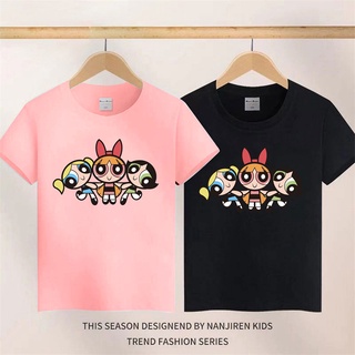 K-2204-SHORT เสื้อยืดแขนสั้นเด็กสไตส์เกาหลี สกรีนลายการ์ตูนน่ารักใส่ได้ทั้งหญิงและชาย ผ้าโพลีเอสเตอร์ ใส่สบาย**ปลีก-ส่ง