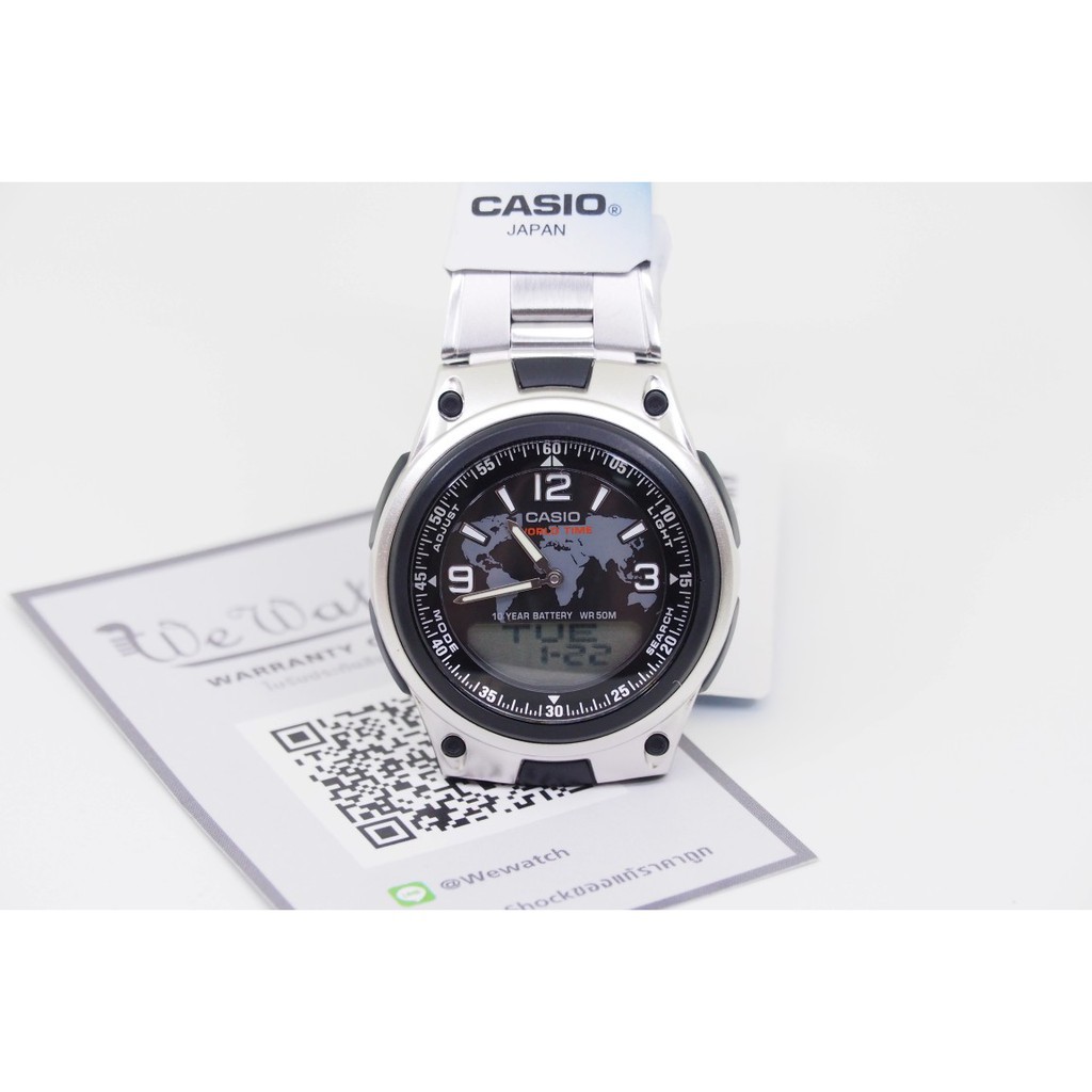 Casio รุ่น AW-80 AW-80D AW-82D นาฬิกาผู้ชาย  พร้อมกล่องและรับประกัน 1ปี AW80 AW80D AW82