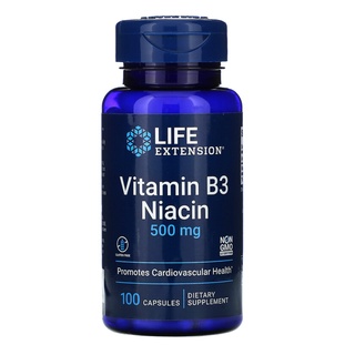 Life Extension, Vitamin B3 Niacin, 500 mg, 100 Capsules