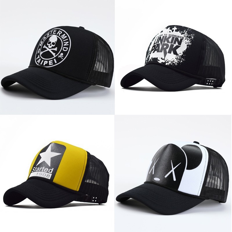 หมวกตาข่ายระบายอากาศเบสบอลกอล์ฟสุทธิหมวก Snapback แฟชั่น Trucker หมวกกีฬาสําหรับผู้ชายและผู้หญิง หมวกเดินท่องเที่ยว