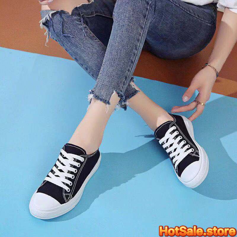 ส่งเร็ว🚚รองเท้าผ้าใบ36-44ผู้หญิง ผู้ชาย 👟 แฟชั่น สวมใส่สบาย นำเข้าราคาถูก B-050