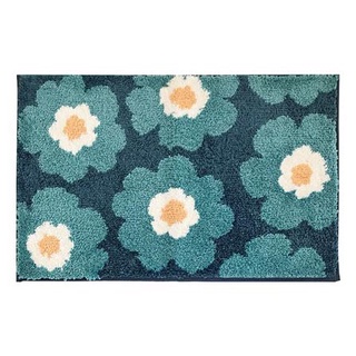 พรมเช็ดเท้า พรม HOME LIVING STYLE POPPY ICE 45x70 ซม. สีฟ้า พรมในบ้าน พร้อมส่ง