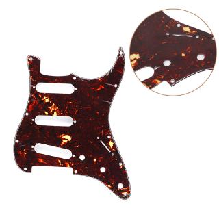 Yoodada สีแดงสำหรับกีต้าร์เบส Pickguard 3 ชั้น