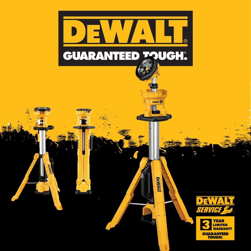 DEWALT DCL079N Led Tripod Jobsite Light ไฟสนาม LED