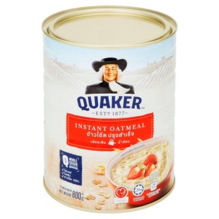 ✨ขายดี✨ เควกเกอร์ ข้าวโอ๊ตปรุงสำเร็จ 800กรัม Quaker Instant Oatmeal 800g