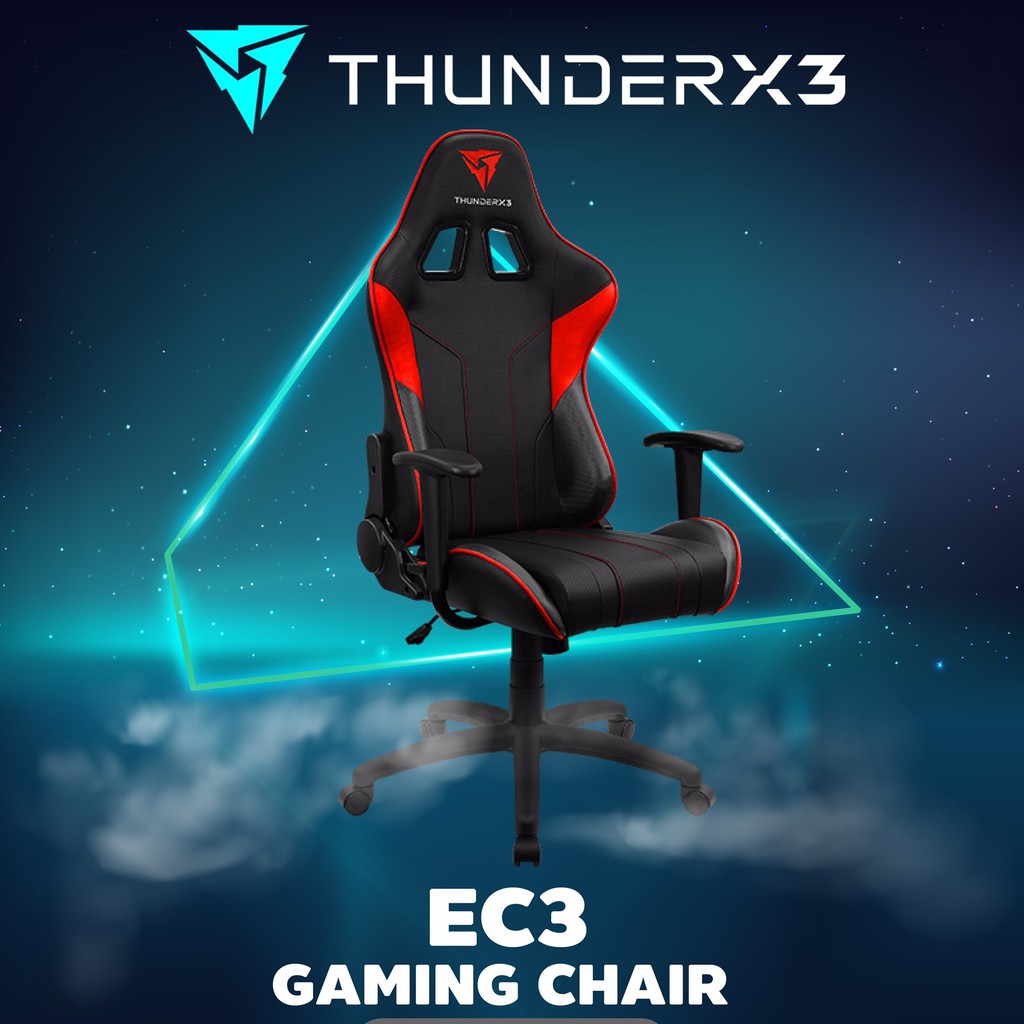 ThunderX3 EC3 Gaming Chair Black/Redประกัน 1ปี