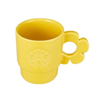 🎀【พร้อมส่ง】 2022 แก้วสตาร์บัคส์เกาหลี Starbucks Korea Summer yellow mug 355ml/ 12oz