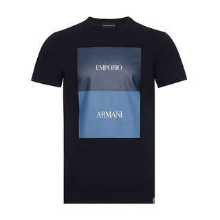 Emporio Armani EA Armani เสื้อยืดคอกลม แขนสั้น ผ้าฝ้าย สําหรับผู้ชาย 3Z1T67 1JPRZ^=.