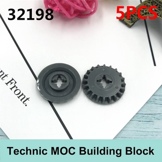 [Funbrick] ชิ้นส่วนอะไหล่เทคโนโลยี 5 ชิ้นพร้อมเลโก้ ตัวต่อที่มีชื่อเสียง Technology Moc Parts 32198 20 Tooth Gear