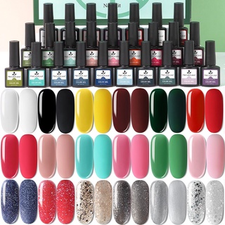 สีเจล 57สี สีทาเล็บเจล Nail polish ยาทาเล็บเจลสีพื้น สีทาเล็บเจล ยาทาเล็บเจล