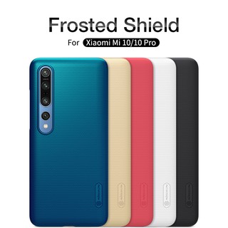 Xiaomi Mi 10 เคส 6.67 Nillkin Frosted Shield พีซีฮาร์ดปกหลังเคสสำหรับ Xiaomi Mi 10T Pro Mi10 Pro 5G