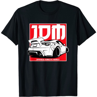 เสื้อยืดอินเทรนด์ผู้ชายอินเทรนด์ผู้หญิงเสื้อยืด พิมพ์ลายรถยนต์ Jdm Badge Drift Car Tuning สไตล์ญี่ปุ่น ของขวัญ 86S-3XL