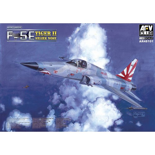 พลาสติก โมเดล ประกอบ AFV CLUB สเกล 1/48 Northrop F-5E/F-5N VFC-111 SUNDOWNERS (48101)