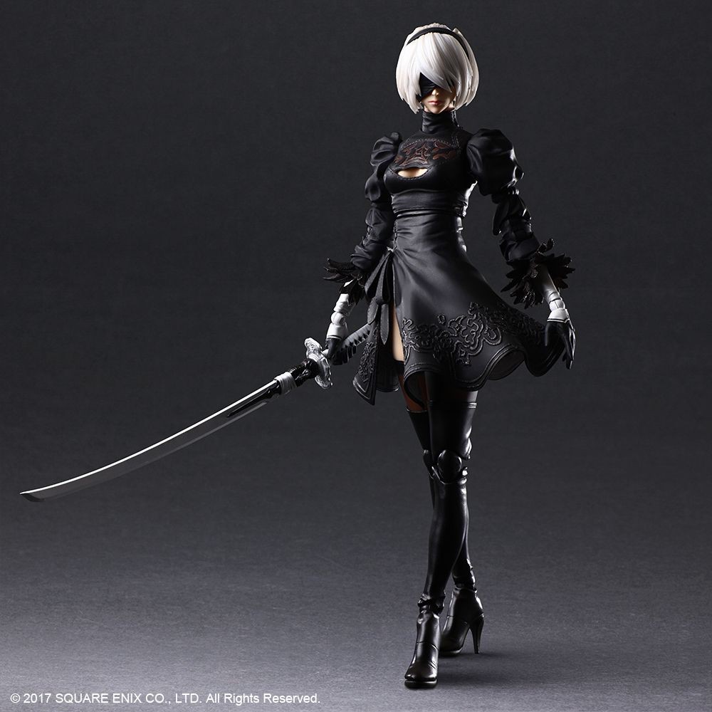 Play Arts Kai Nierautomata 2b Yorha No2 Type B Shopee Thailand 3556