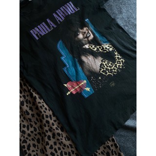 เสื้อยืด vintage 90s paula abdul + pass pump