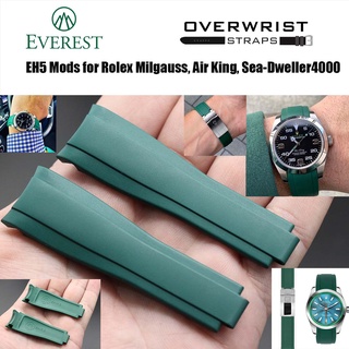 สายยาง everest eh7 mods for rolex milgauss, air king, sea dweller 4000