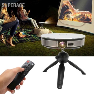 Superage 3D Projector Mini HD 4K การแก้ไขอัตโนมัติ 2.4G 5G ไร้สาย 2G DDR3 Bluetooth สำหรับ Android AC 100V‑240V