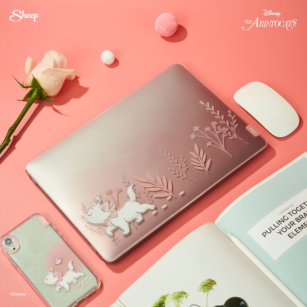 [Marie Limited Collection] เคสดิสนีย์มารี สำหรับMacbook  กันรอย กันกระแทก ลิขสิทธิ์แท้ Disney (พร้อมส่งจากไทย)