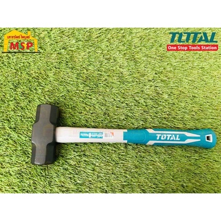 Total โททอล ค้อนทุบหิน ด้ามไฟเบอร์ 3 P THT79036 ค้อน  ( Stoning Hammer ) ค้นทุบหิน ค้อนทุบ ด้ามไฟเบอร์