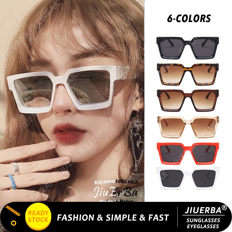 แฟชั่นลูกอมสีป้องกันรังสียูวีแว่นตากันแดดบุคลิกภาพสแควร์แว่นตากันแดดสำหรับผู้ชายและผู้หญิง