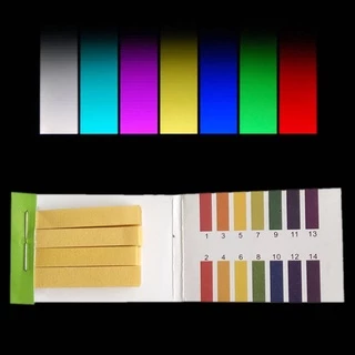 แถบกระดาษลิตมัส ทดสอบค่า pH อเนกประสงค์ 1-14 กรด 80 ชิ้น