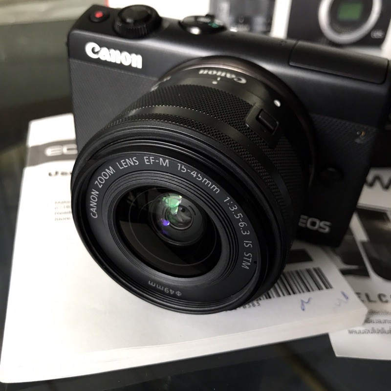 Canon EOS M100 สีดำ มือสอง สภาพดีมาก! [ของใหม่ 12,000]
