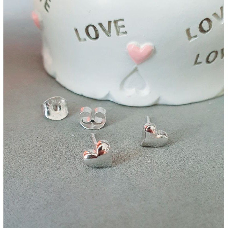 Sterling Silver heart❤ Earring