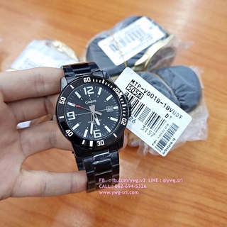 CASIO รุ่น MTP-VD01B-1B นาฬิกาข้อมือ กันน้ำ ดีไซน์สวย มีสไตล์ ทนทาน ใช้งานได้นาน สินค้าคุณภาพ