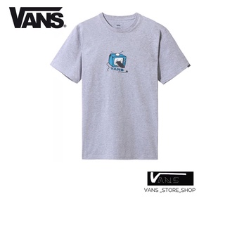 [S-5XL] เสื้อยืดVANS SKATE TV T-SHIRT ATHLETIC HEATHER สินค้ามีประกันแท้แฟชั่น