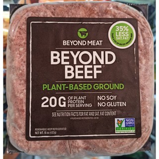 BEYOND MEAT BEYOND BEEF PLANT BASED GROUND 453G.VEGAN VEGETARIAN อาหารเจ มังสวิรัต