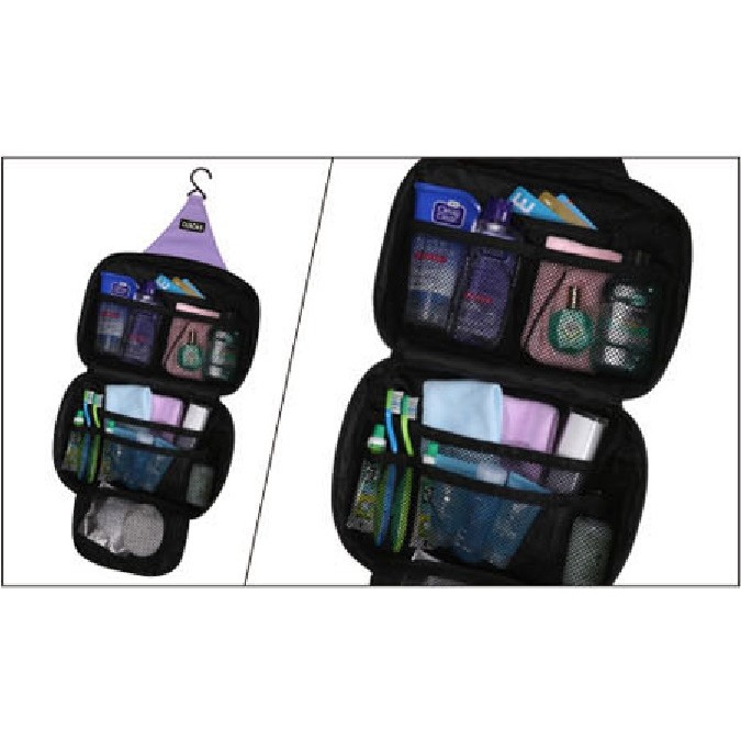 กระเป๋าใส่ของอเนกประสงค์แบบพับได้ Waterproof Foldable Toiletry and Travel Check Bag