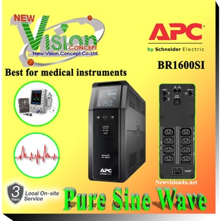 APC Back UPS Pro BR1600SI (1600VA/960WATT) ระบบ Pure Sine Wave หน้าจอ LCD แจ้งเตือนสถานะ By NewVision4U.Net