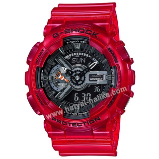 นาฬิกา Casio G-Shock GA-110CR เจลลี่ใส CORAL REEF series รุ่น GA-110CR-4A (เจลลี่แดงทับทิม) ของแท้ รับประกัน1ปี