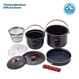 Coleman ชุดหม้อ แค้มปิ่ง รุ่น JP Aluminum Cooker Combo 2000026764