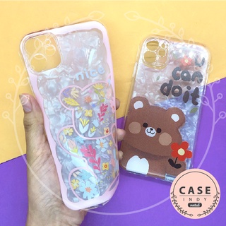 เคส Vivo V21(5G) V23(5G) V23e(5G) Y21(2021)เคสนิ่มใสกันกล้องกันกล้องแผ่นรองเกร็ดน้ำแข็ง พิมพ์ลายการ์ตูน