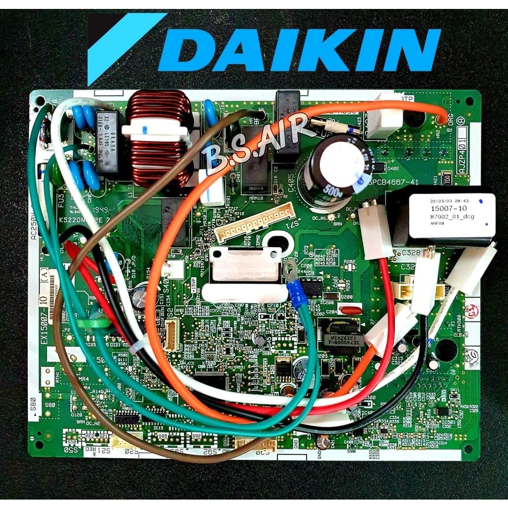แผงควบคุมคอล์ยร้อนDaikin RKQ12TV2S, ARKC12TV2S, RKF12UV2S แถมซิลิโคนทาป้องกันความร้อนบนแผง ตัวแทนจำห