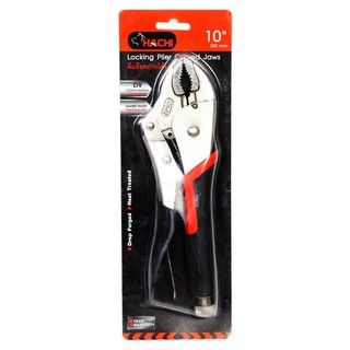 คีมล็อก ปากโค้ง HACHI 10 นิ้ว 10" CURVED JAW HC LOCKING PLIER