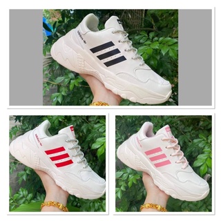 Adidas รองเท้าผ้าใบหนัง (Size 36-45)