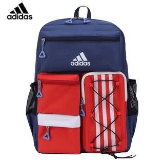 Adidas ของแท้ 100% กระเป๋าเป้สะพายหลัง กระเป๋านักเรียน ความจุขนาดใหญ่ แฟชั่นคู่รัก สําหรับผู้ชายและผู้หญิง