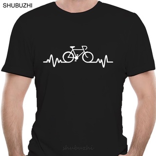 เสื้อยืด ผ้าฝ้าย พิมพ์ลาย Heartbeat Bike BMX แฟชั่นสําหรับผู้ชายสามารถปรับแต่งได้